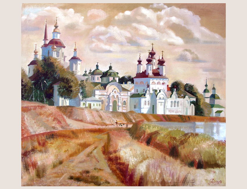 "Набережная реки Сухона" х., м., фт. 90х100, 2009