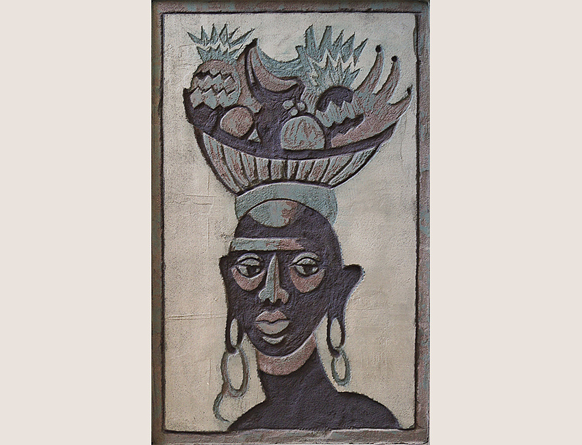 Борисова А. Негритянка. Сграффито Преподаватель Гордин А. Н.
